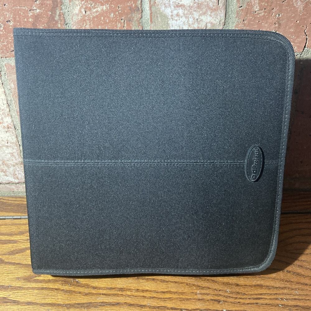 DVDs (216) And A CD Projects CD Binder Case Black Polyester Fabric 27 Pages